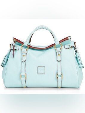 Dooney & Bourke Pale Blue  Florentine Satchel